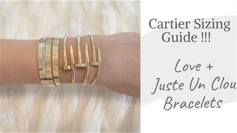 juste un clou bracelet sizes.